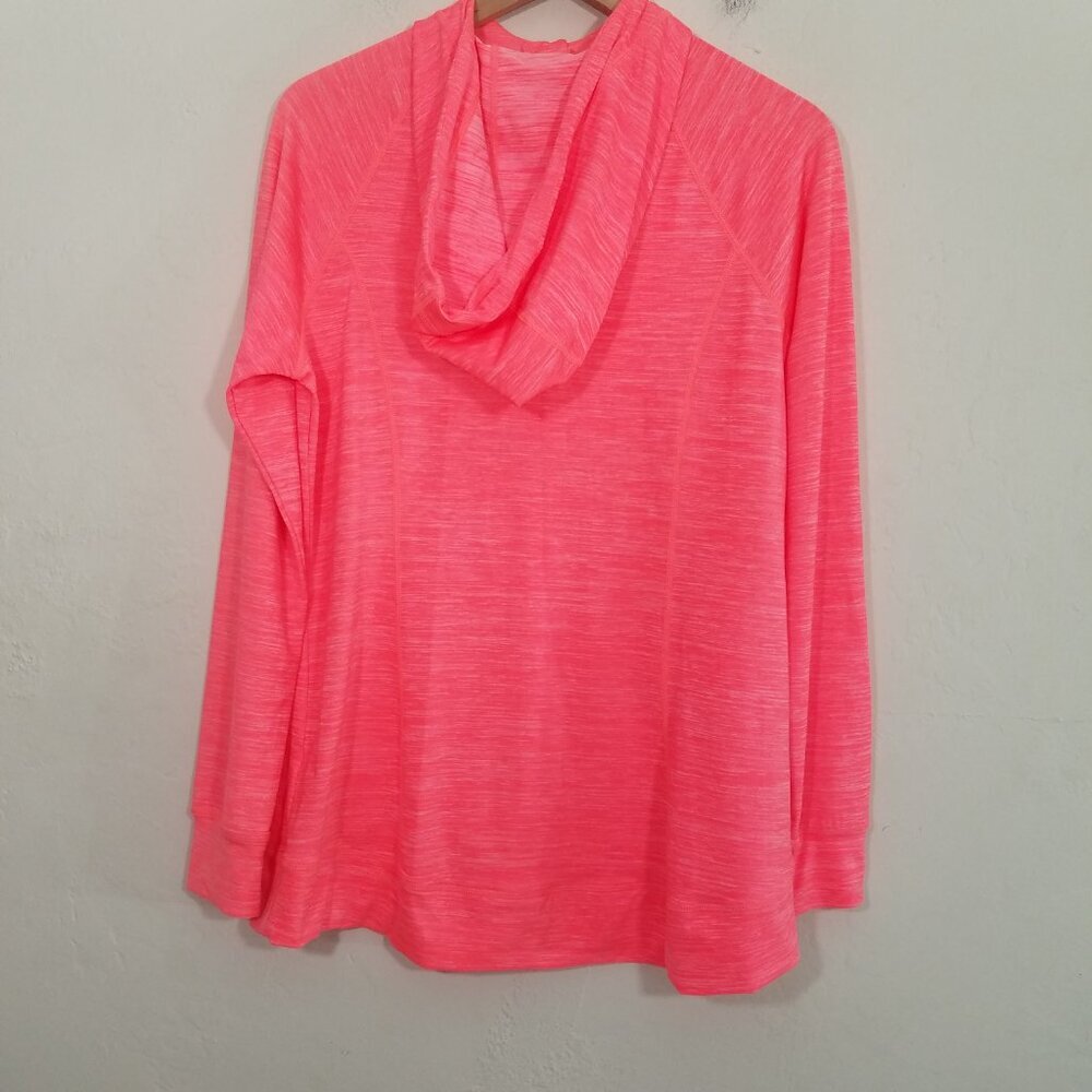 Like New Torrid Active Spacedye Hoodie Zip Up Thumbhole Size 0 - Picture 7 of 7
